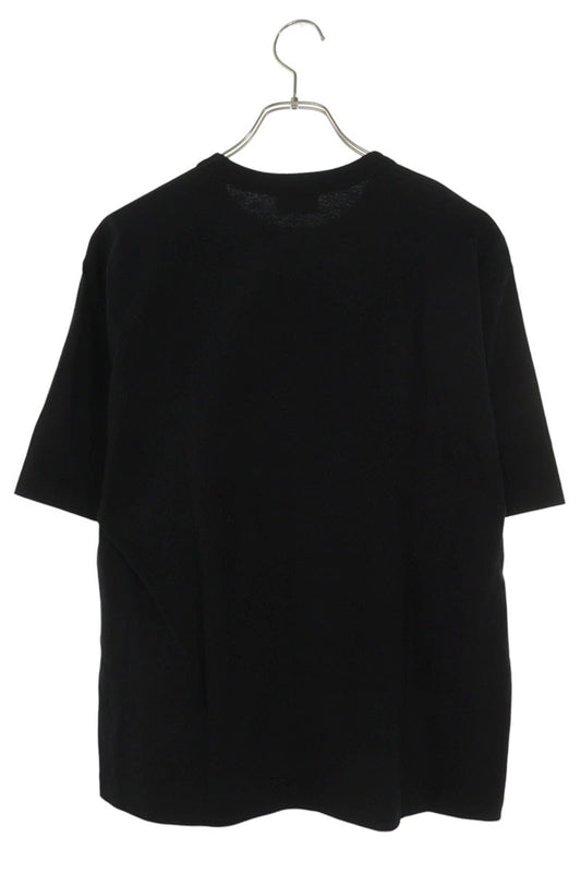 kolor Graphic Print Cotton T-Shirt Black Size S