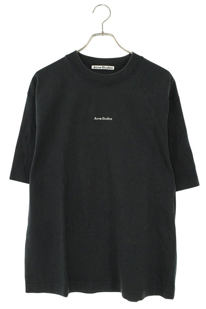 ACNE STUDIOS Logo Stamp Print T-Shirt Black Size S