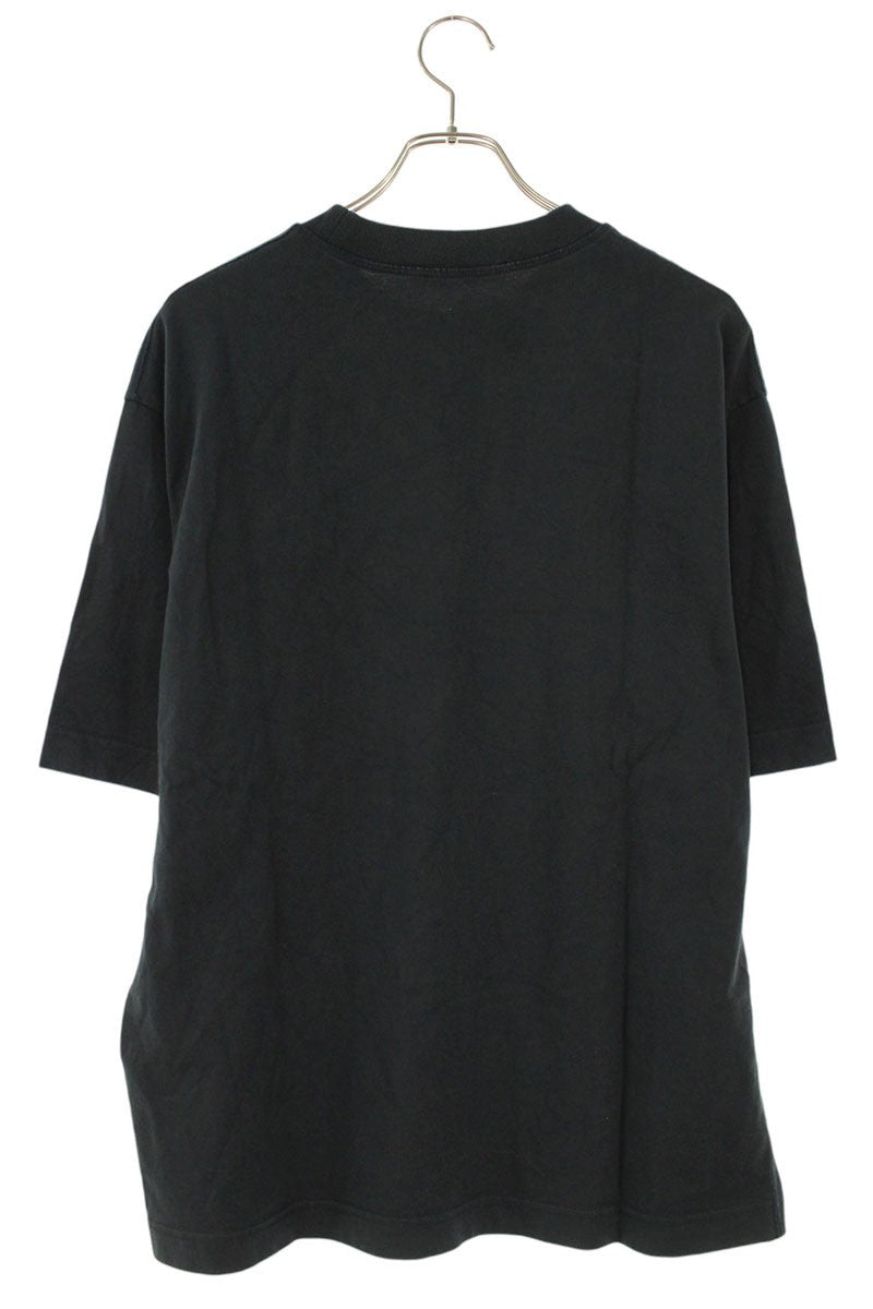 ACNE STUDIOS Logo Stamp Print T-Shirt Black Size S