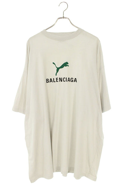 Balenciaga x Puma Logo T-Shirt Gray Size S