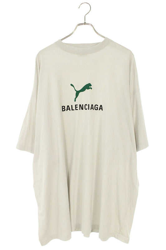 Balenciaga x Puma Logo T-Shirt Gray Size S