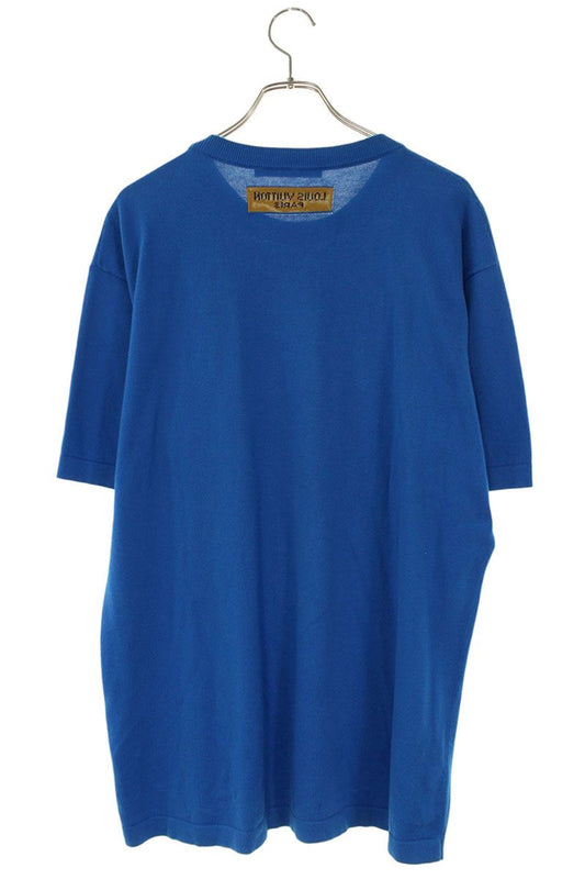 Louis Vuitton Logo Crewneck T-Shirt Blue Size XL