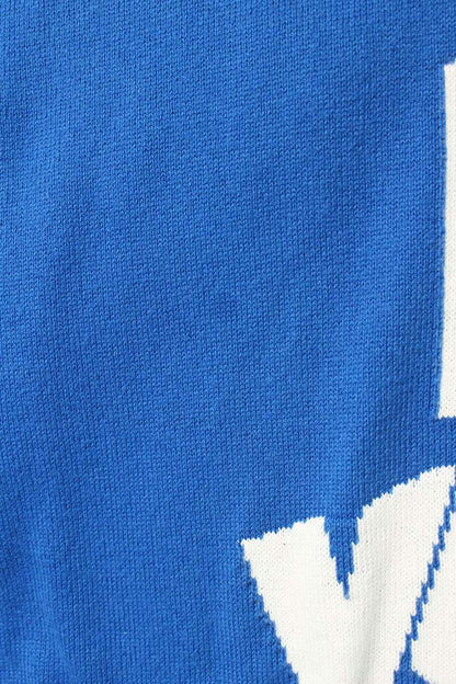 Louis Vuitton Logo Crewneck T-Shirt Blue Size XL