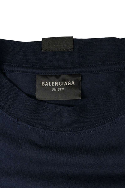 Balenciaga BENICE Print T-Shirt Blue Size 1