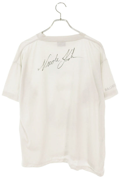 BALENCIAGA Ambassador Print T-Shirt Gray Size S