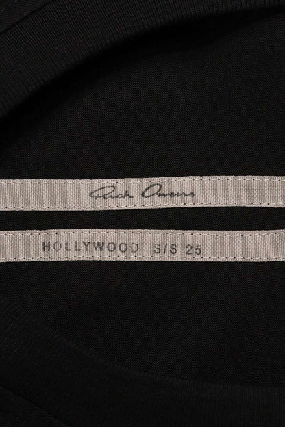 Rick Owens Oversized T-Shirt Black Cotton Size XXL