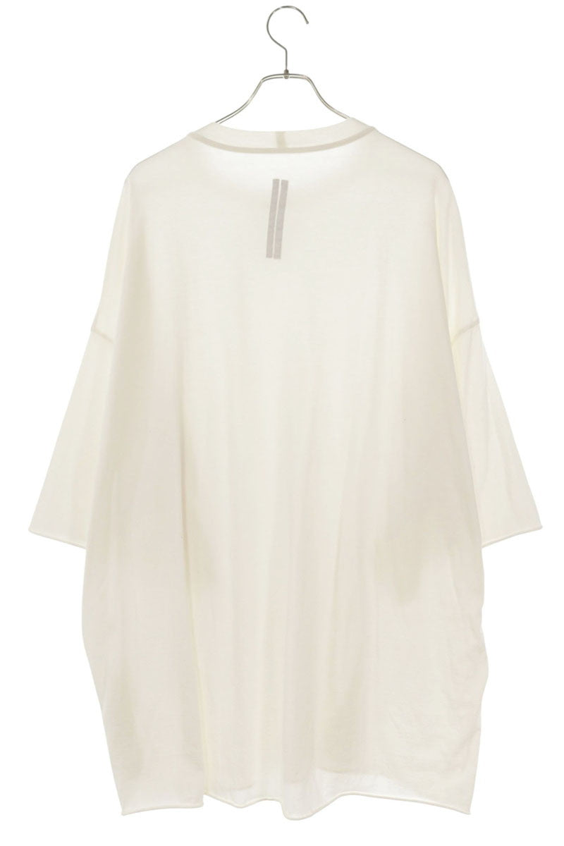 Rick Owens Cotton Oversized T-Shirt White Size XXL