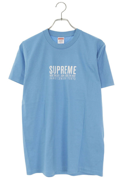 SUPREME Paris Tee Blue Size S