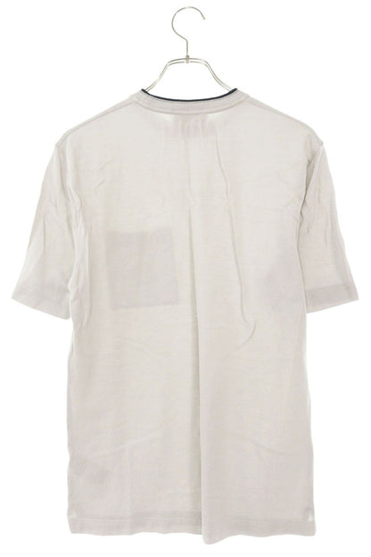 HERMES Front Pocket Cotton T-Shirt Grey Size XS