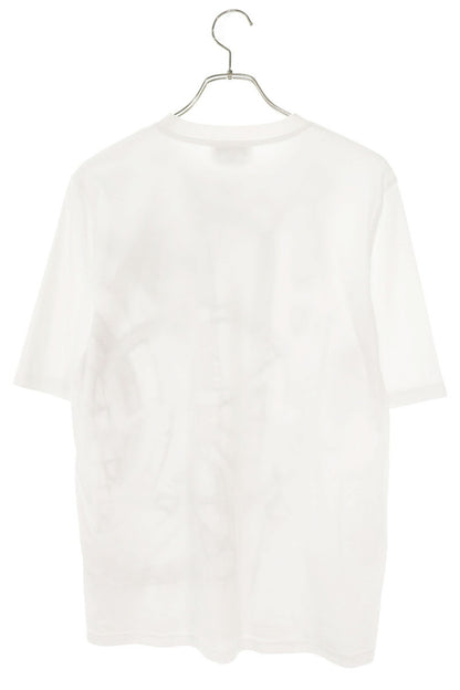 HERMES Cotton Cavalcadour Griffonné T-Shirt White Size XS