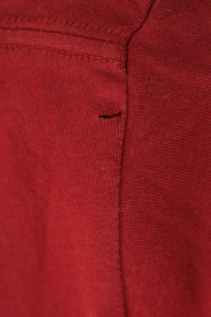 BALENCIAGA BB Logo Print T-Shirt Red Size XS