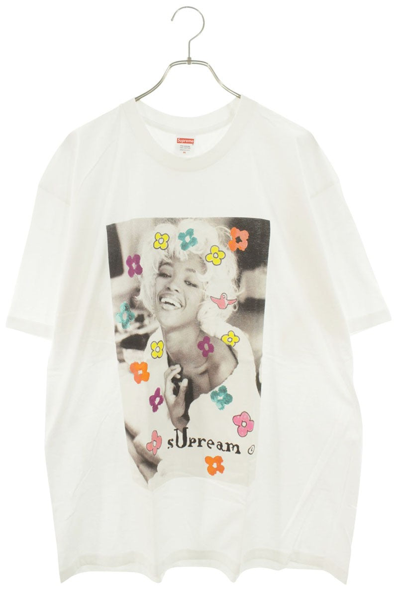 SUPREME 20SS Naomi Cotton Front Print Tee White Size XL