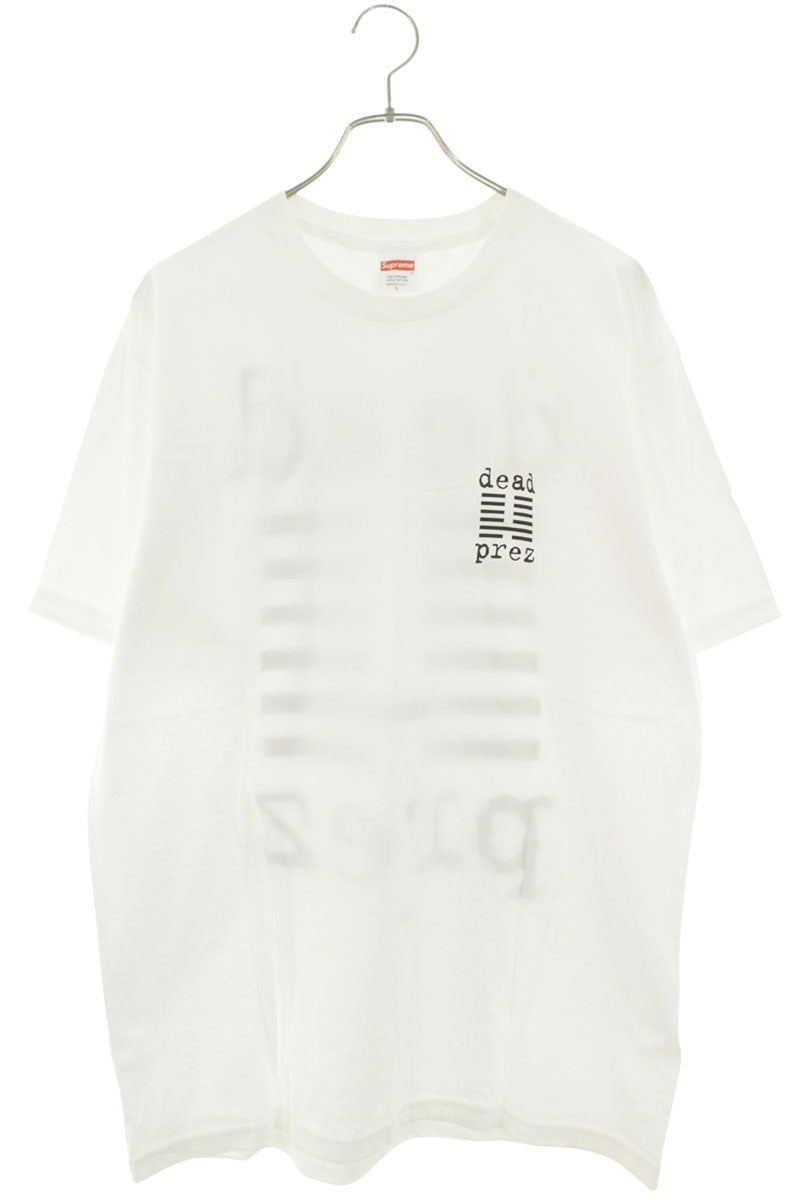 SUPREME 19AW Dead Prez Logo Print Tee White Size L