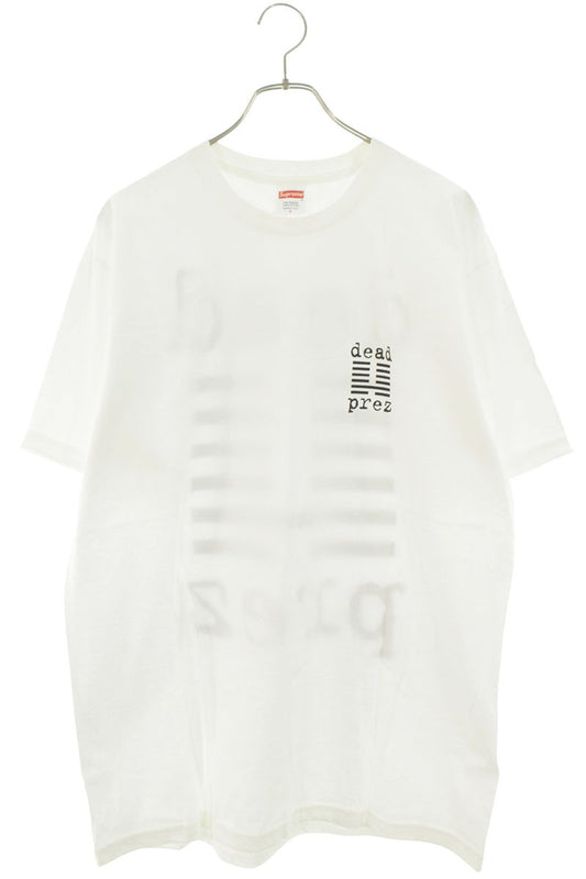 SUPREME 19AW Dead Prez Logo Print Tee White Size L