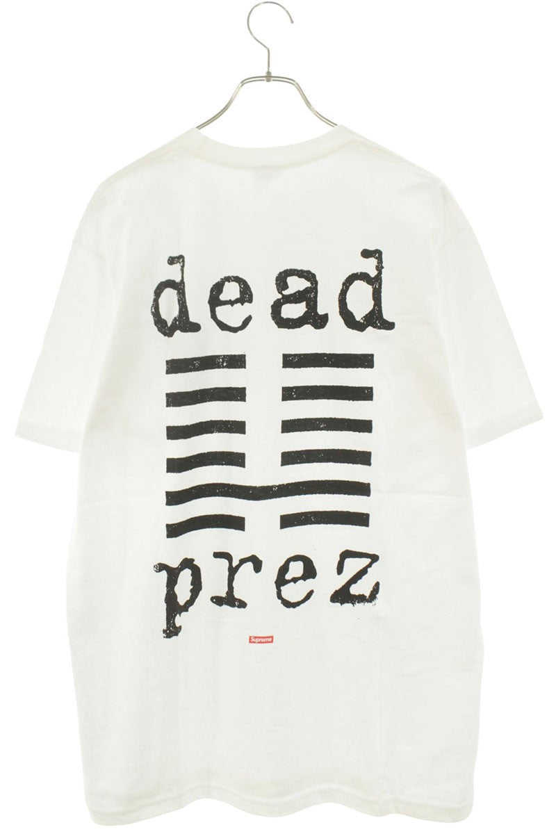 SUPREME 19AW Dead Prez Logo Print Tee White Size L