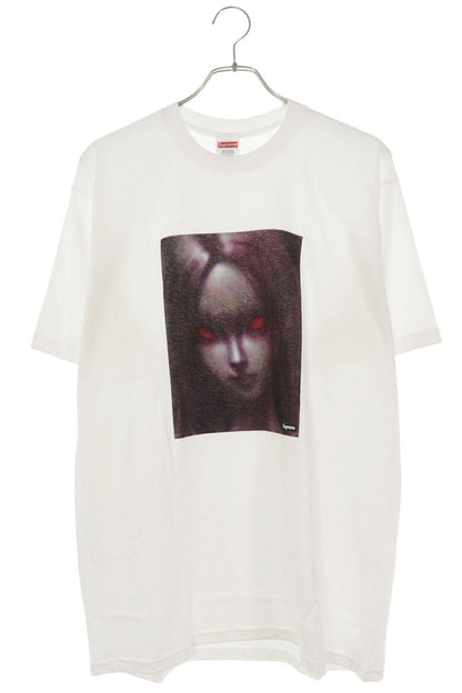 SUPREME 24AW Red Eyes Cotton Front Print Tee White Size L
