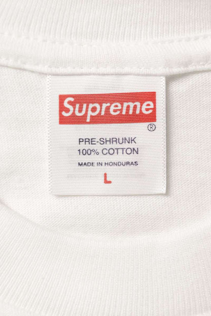 SUPREME 24AW Red Eyes Cotton Front Print Tee White Size L