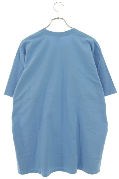 SUPREME 24SS Paris Logo Print Cotton Tee Light Blue Size XL