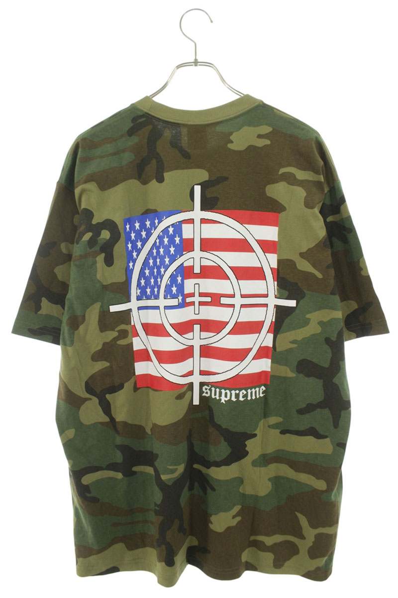 SUPREME 25AW Target Tee Logo Camo T-Shirt Size XL