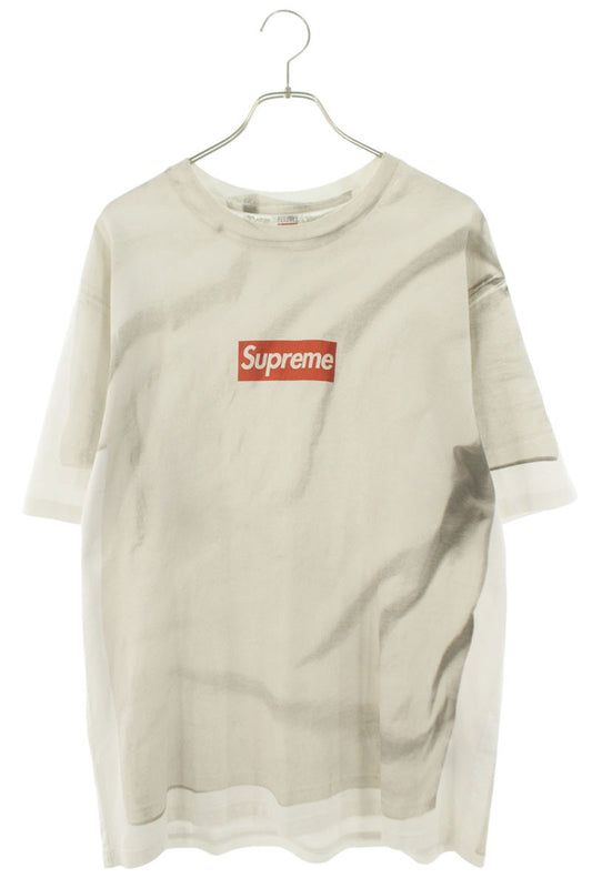 SUPREME x MM6 Box Logo Transfer Print Cotton Tee Size L