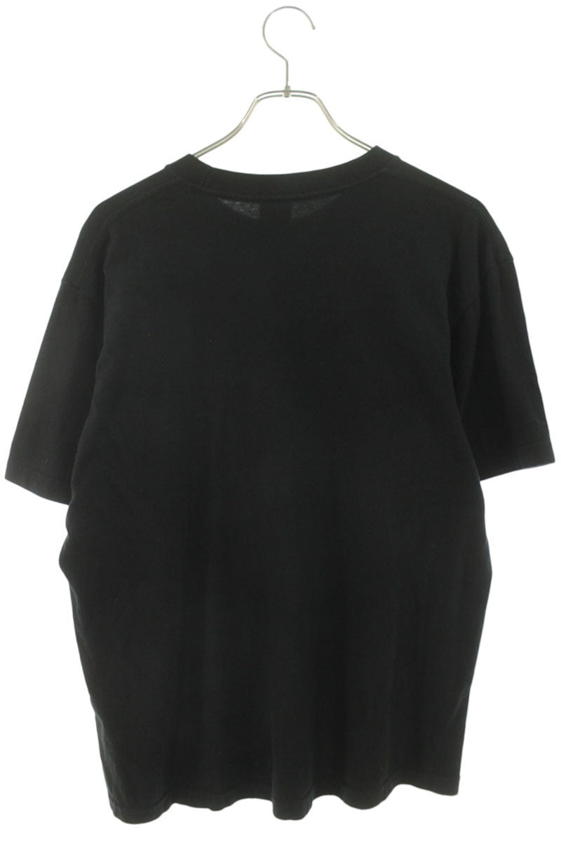 SUPREME x Burberry Box Logo Print Cotton Tee Black Size M