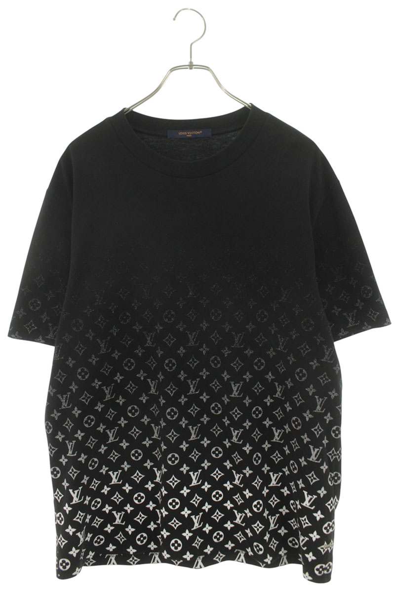 LOUISVUITTON 23SS Monogram Gradient Tee Black White Size XL