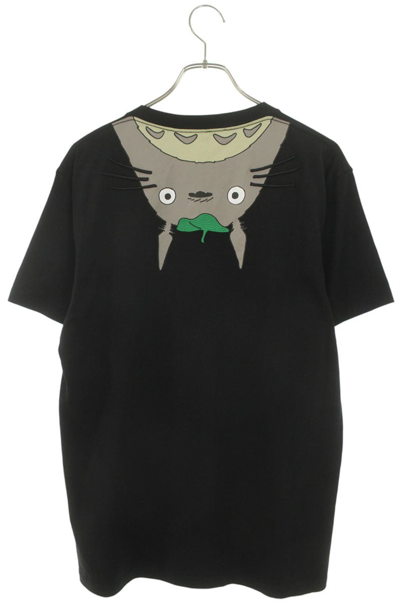 LOEWE Black Embroidered Logo Cotton T-Shirt Size L