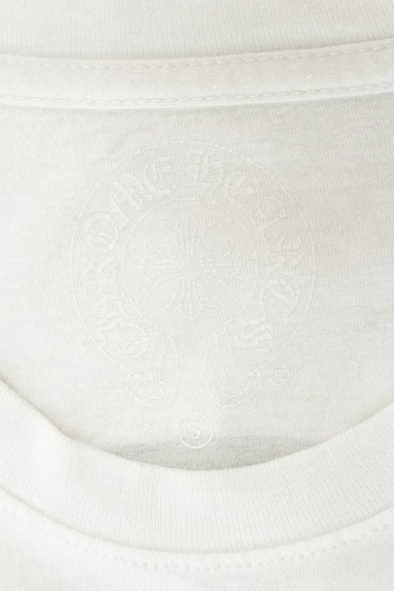 Chrome Hearts CH Plus Print Cotton Tee White Size S