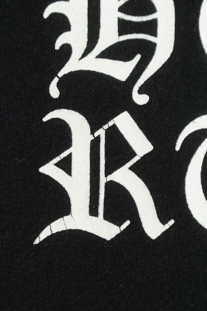 Chrome Hearts Back Text Print Tee Black Size M