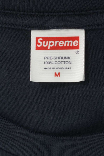 SUPREME 24AW Grinch Logo Print Cotton Tee Navy Size M