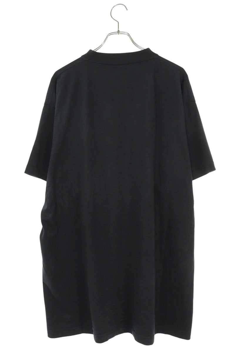 BALENCIAGA Oversized Letter Logo Print T-Shirt Size 2