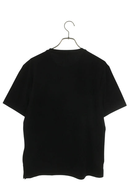PRADA Triangle Logo Embroidered T-Shirt Black Size XL