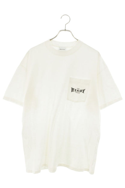 READYMADE Logo Print Pocket T-Shirt White Size L