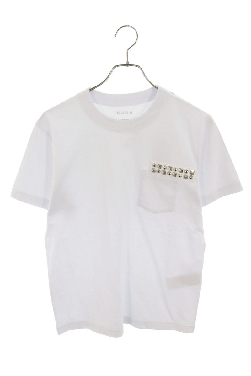 Sacai Studded Cotton T-Shirt Multi Size XS