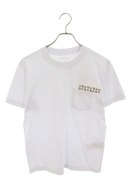 Sacai Studded Cotton T-Shirt Multi Size XS