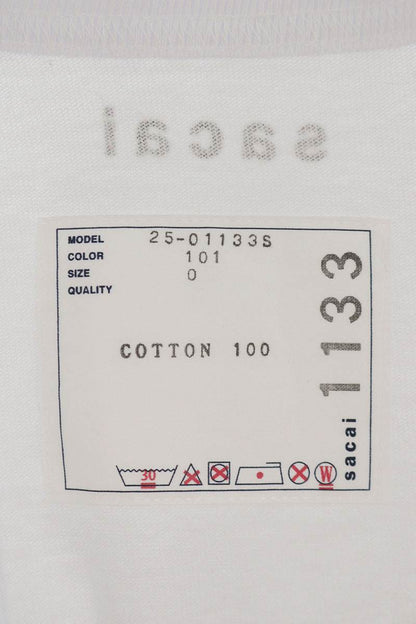 Sacai Studded Cotton T-Shirt Multi Size XS