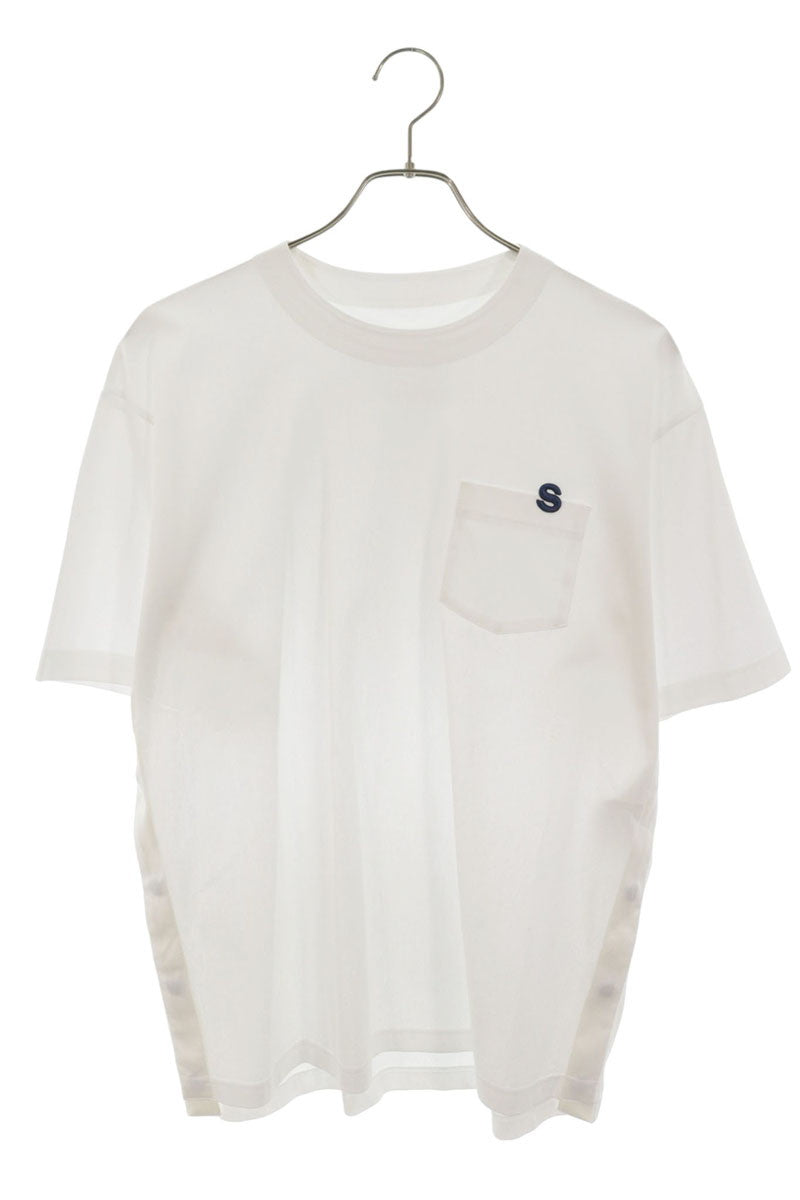 Sacai Cotton Jersey T-Shirt White Size S