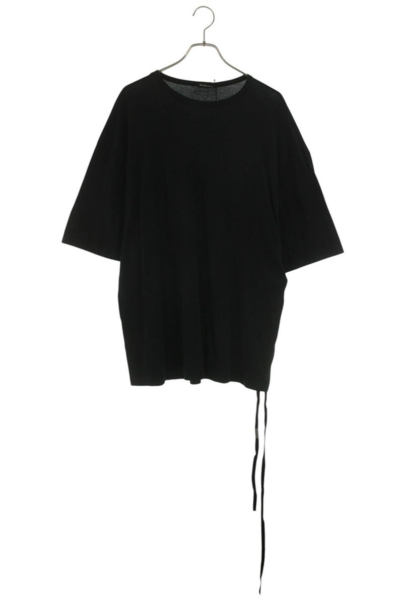 ANN DEMEULEMEESTER Black Cotton Back Print T-Shirt Size M