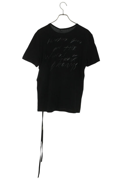 ANN DEMEULEMEESTER Black Front Patchwork Back Print Size XL
