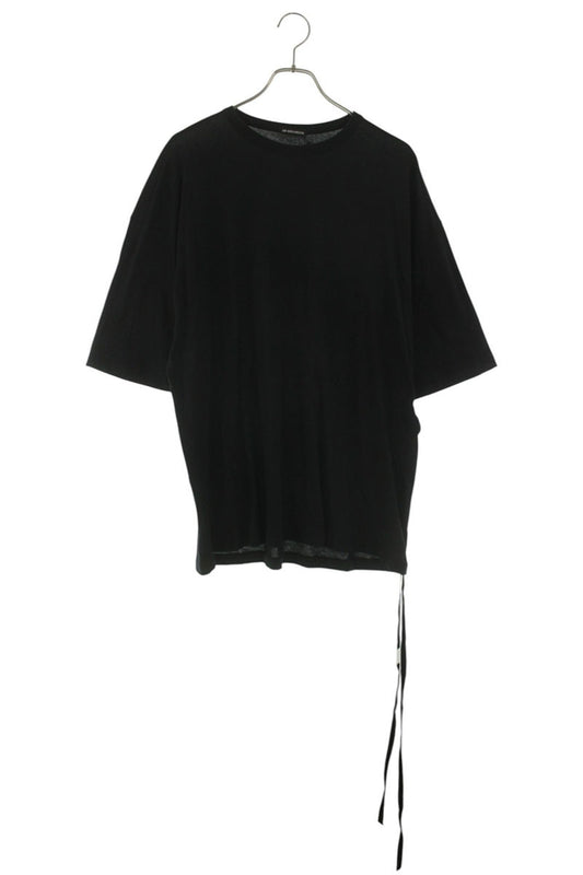 ANN DEMEULEMEESTER Black Cotton Back Print T-Shirt Size M