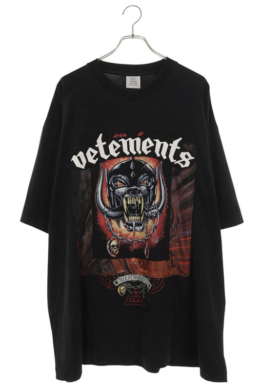 VETEMENTS MOTORHEAD Patched Oversized T-Shirt Size M