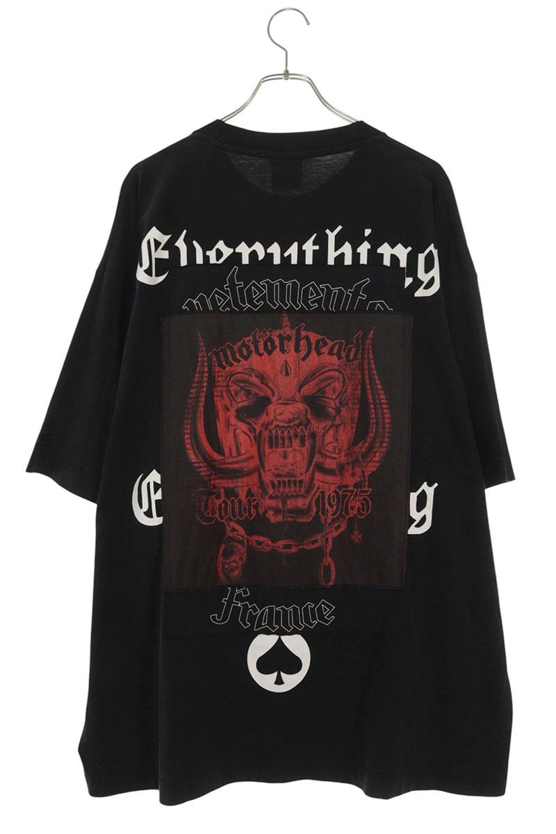 VETEMENTS MOTORHEAD Patched Oversized T-Shirt Size M