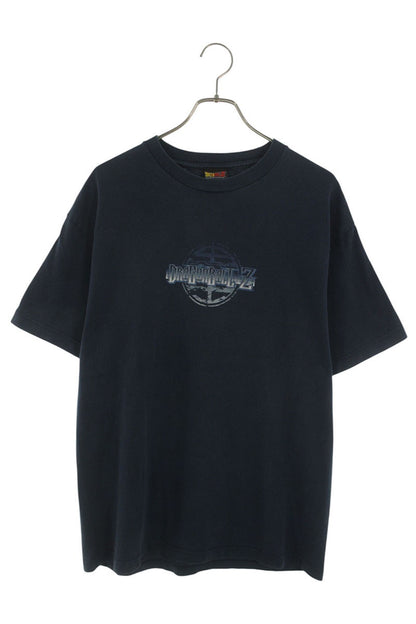 VINTAGE Dragon Ball Z Anime Print T-Shirt Navy Cotton Size L