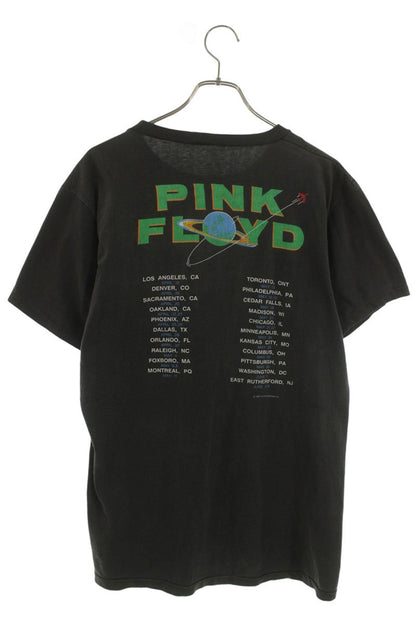 VINTAGE Black Pink Floyd 1987 Tour T-Shirt Size M