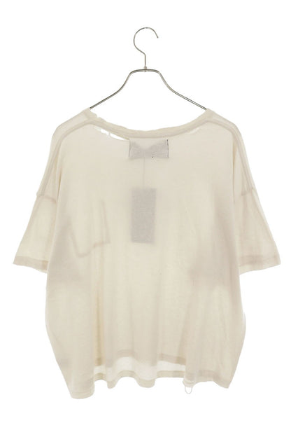 Paly Hollywood SS26 CORE LOGO TEE Distressed White Size L