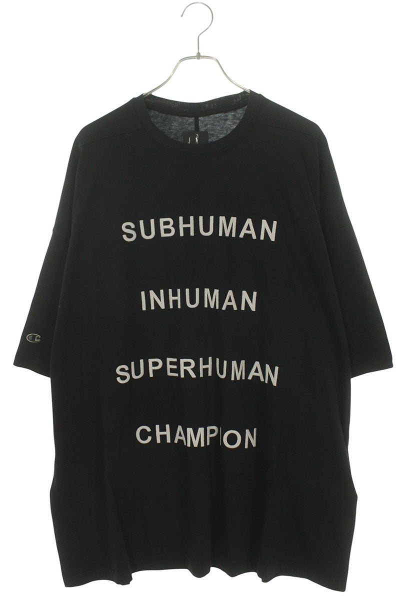 Rick Owens x Champion Front Embroidered Tommy T-Shirt Size S