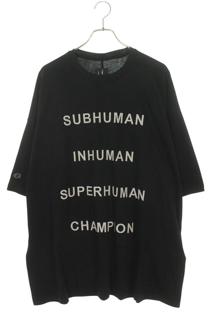 Rick Owens x Champion Front Embroidered Tommy T-Shirt Size S