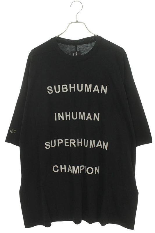 Rick Owens x Champion Front Embroidered Tommy T-Shirt Size S