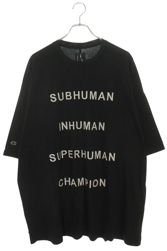 Rick Owens x Champion Front Embroidery Tommy Tee Size S