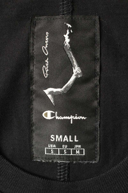 Rick Owens x Champion Front Embroidery Tommy Tee Size S